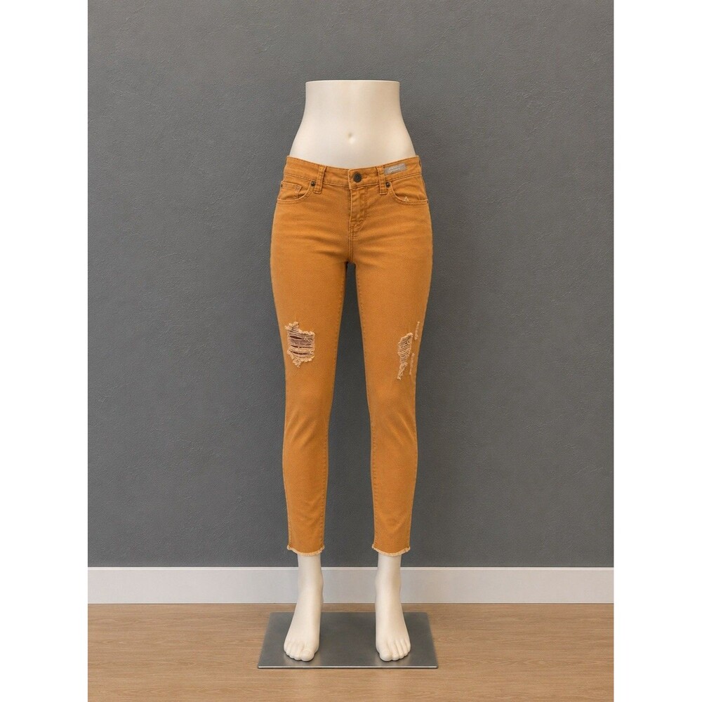 Aeropostale Ankle Jegging Jeans Women’s Size 4 Stretch Skinny Y2K Distressed